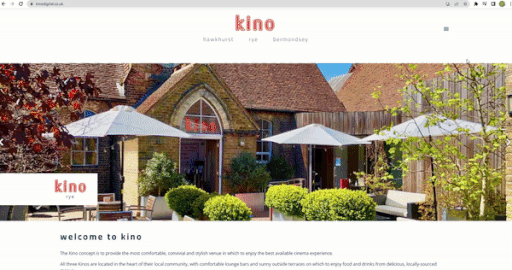 Kino website GIF