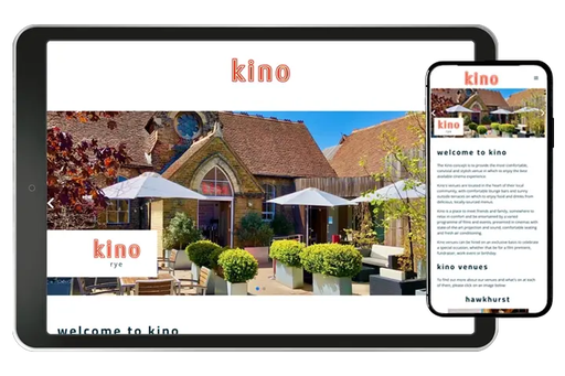 Kino Cinemas Web Design | Kino Digital Case Study |  BarkWeb, East Sussex, Kent, London