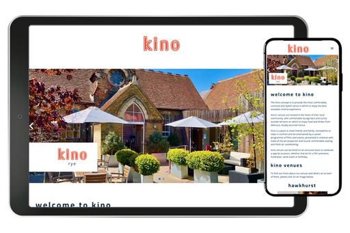 Kino Cinemas - Web Design & Web Application
