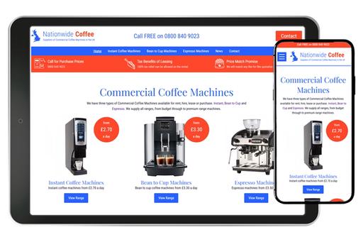 Nationwide Coffee - eCommerce Web Design & SEO
