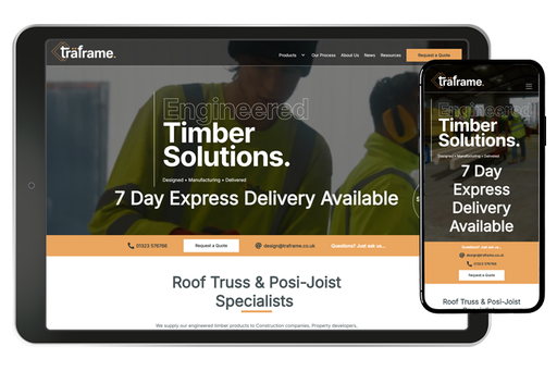 Traframe - Web Design